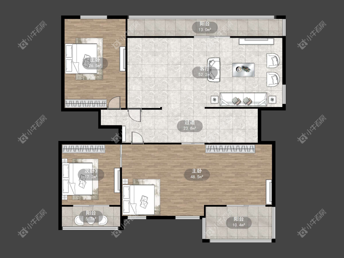 镇江嘉源首府在售二手房源户型图_小牛看房