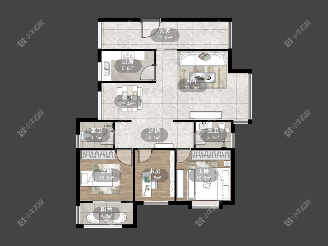 镇江东方盛世在售二手房源户型图_小牛看房