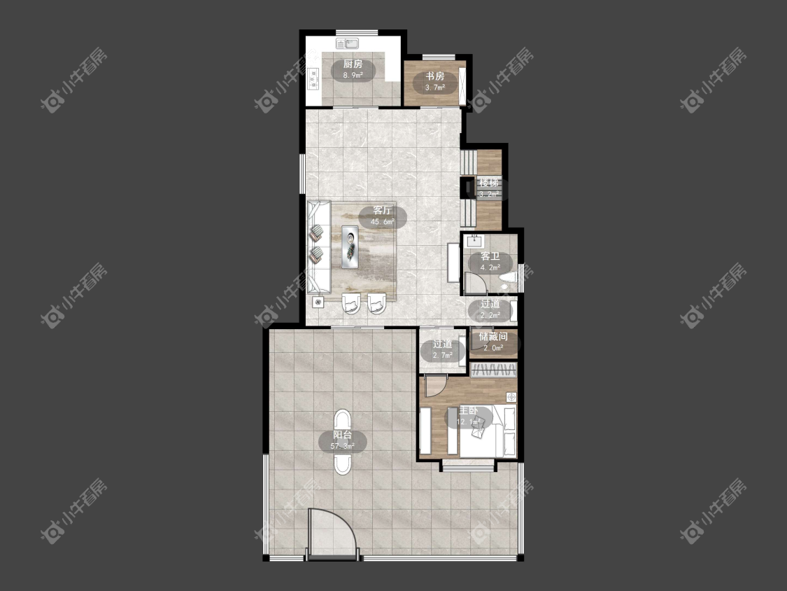 镇江吾悦华府（丹阳）在售二手房源户型图_小牛看房