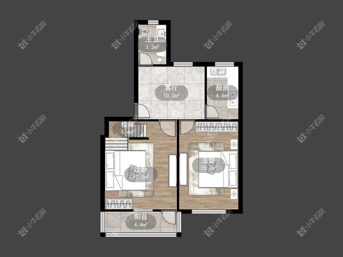 镇江阜阳新三村在售二手房源户型图_小牛看房