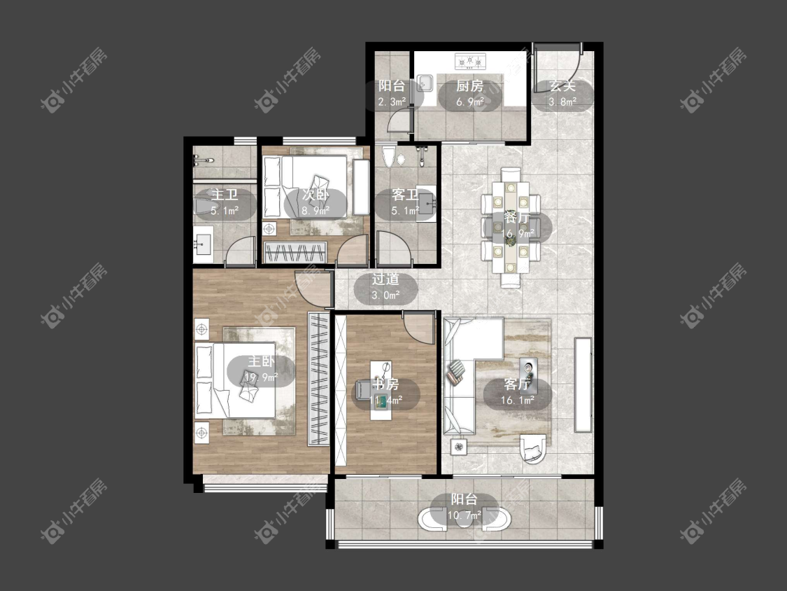 镇江凤熹台在售二手房源户型图_小牛看房
