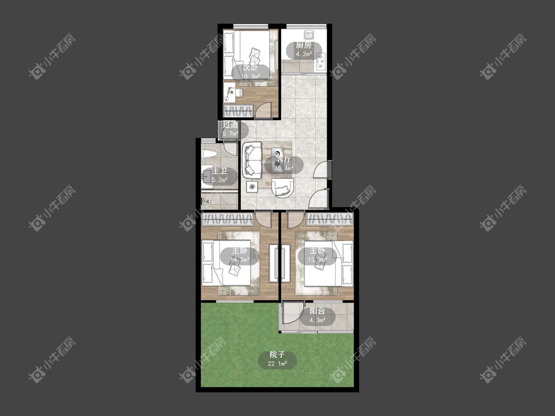 镇江龙凤新村在售二手房源户型图_小牛看房