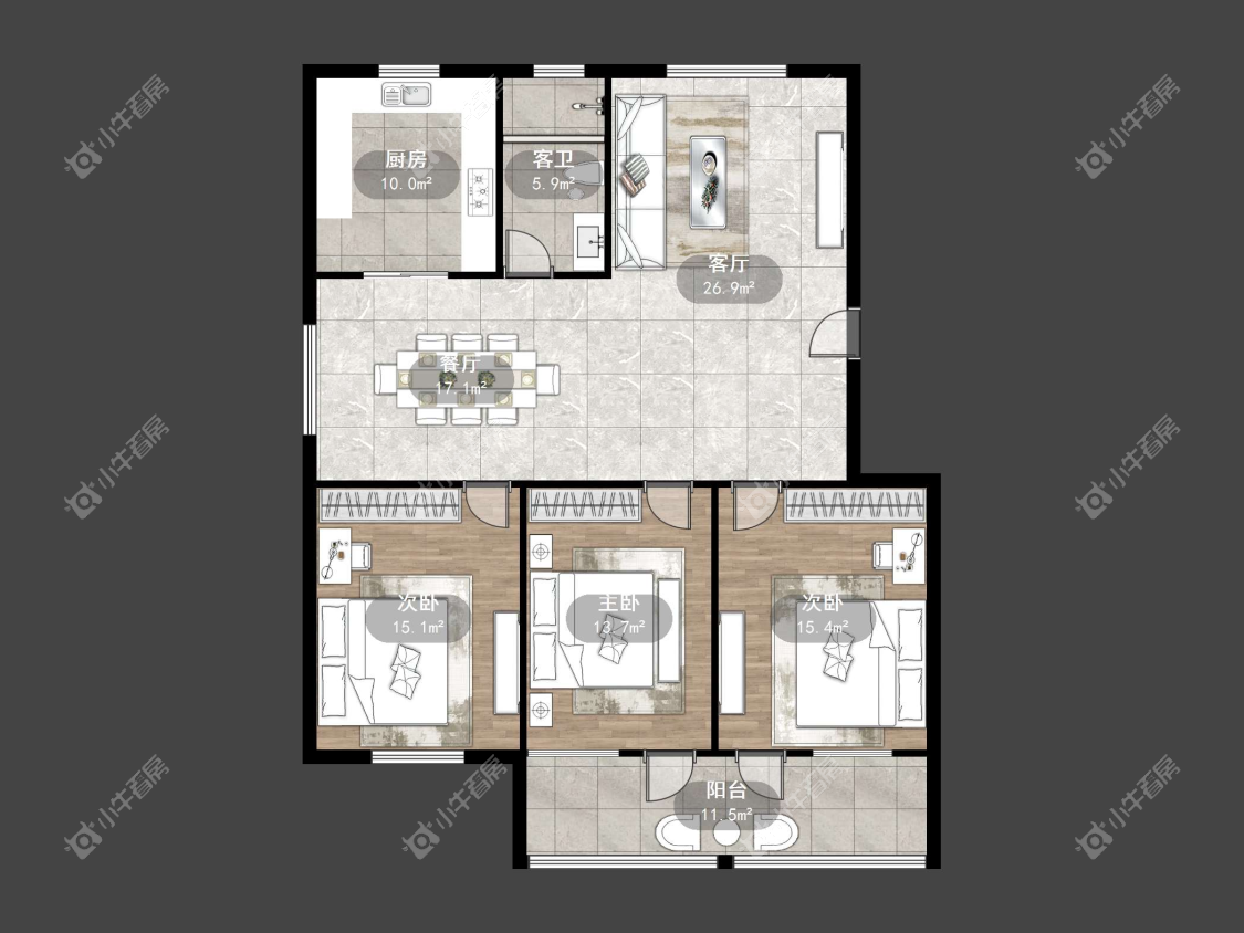 镇江玉乳泉小区在售二手房源户型图_小牛看房