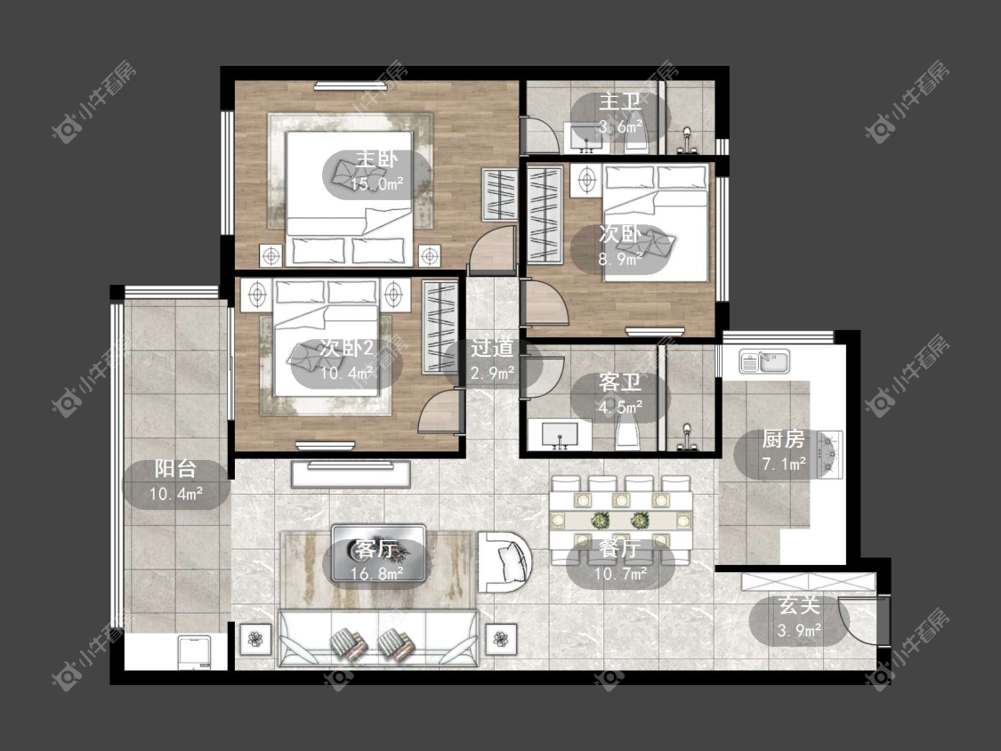 镇江凤熹台在售二手房源户型图_小牛看房