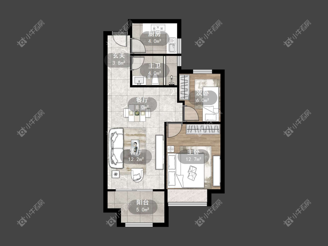 镇江上善雅苑在售二手房源户型图_小牛看房