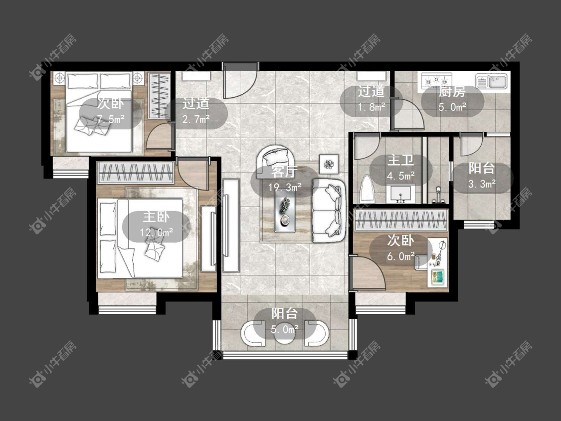 镇江碧桂园在售二手房源户型图_小牛看房