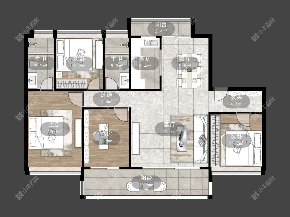 镇江凤熹台在售二手房源户型图_小牛看房