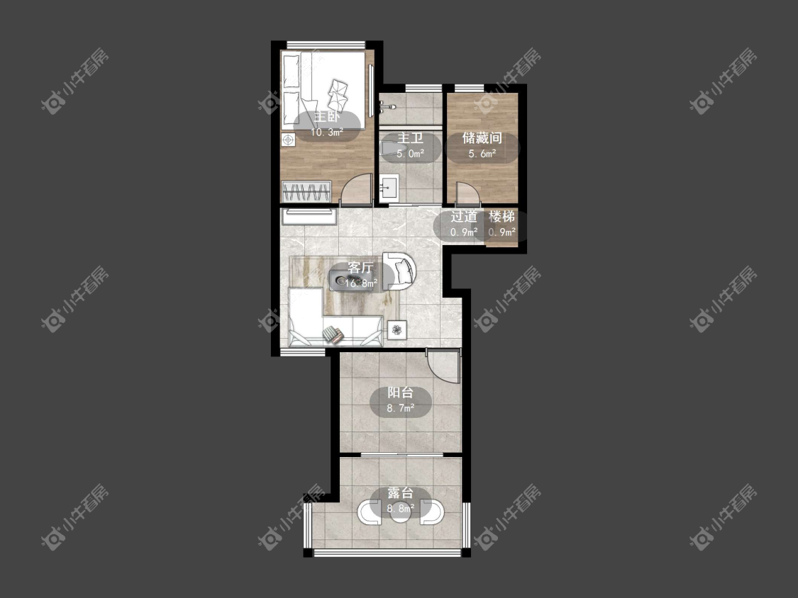 镇江新新家园在售二手房源户型图_小牛看房