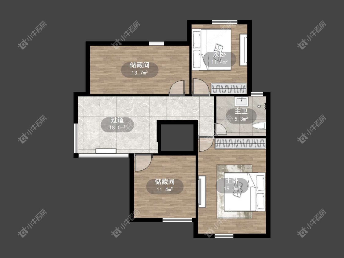 镇江龙滨园在售二手房源户型图_小牛看房