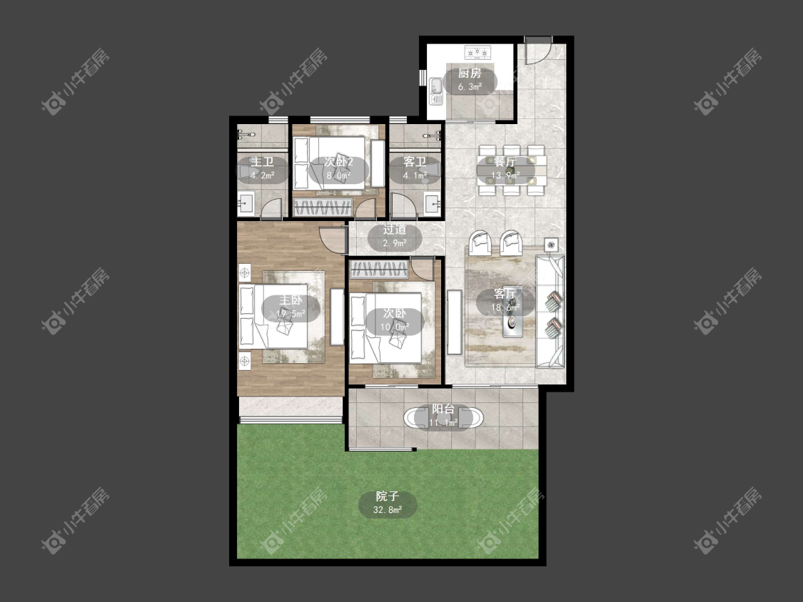 镇江凤熹台在售二手房源户型图_小牛看房