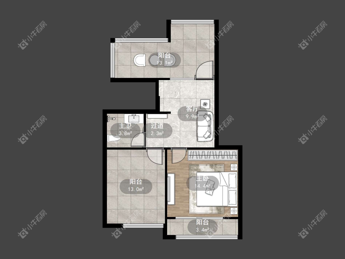 镇江江南人家在售二手房源户型图_小牛看房