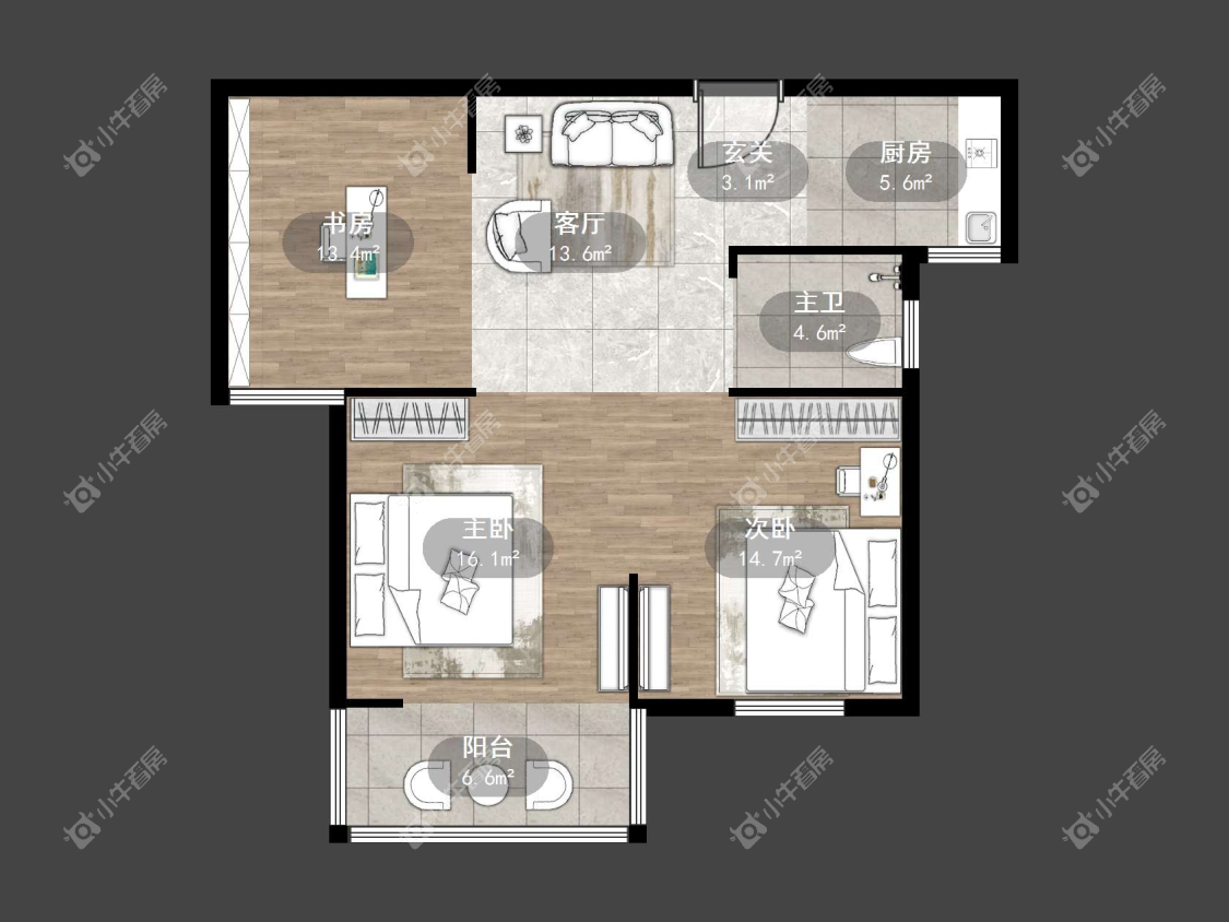 镇江风雅尚都在售二手房源户型图_小牛看房
