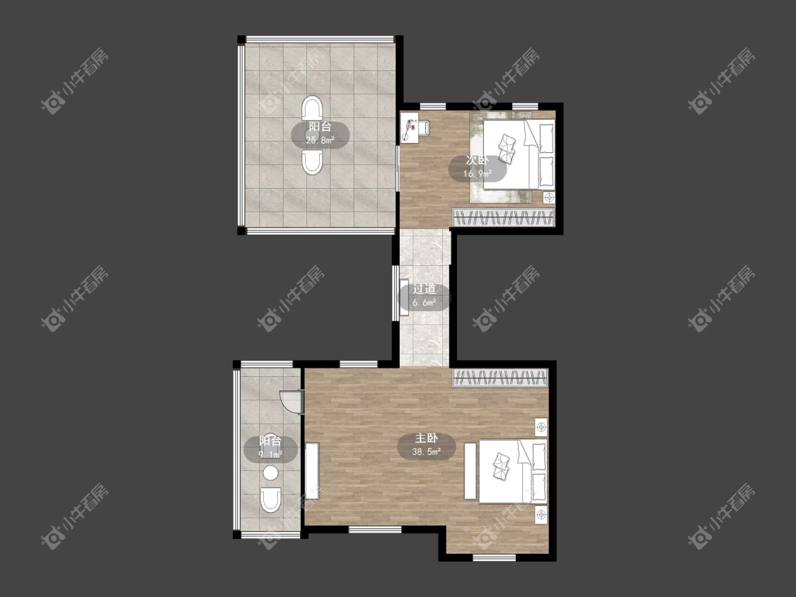 镇江华都锦城在售二手房源户型图_小牛看房