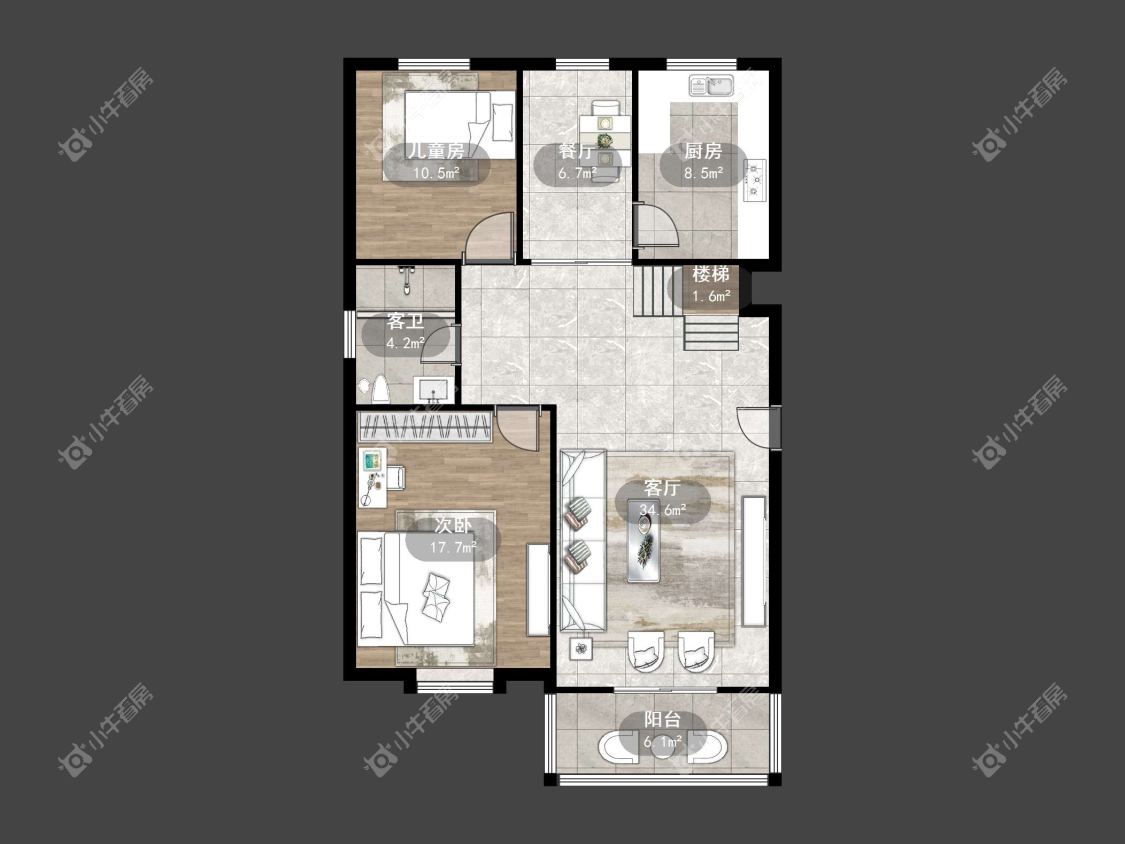 镇江金香花园在售二手房源户型图_小牛看房