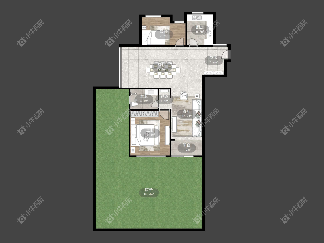 镇江丹凤国际在售二手房源户型图_小牛看房