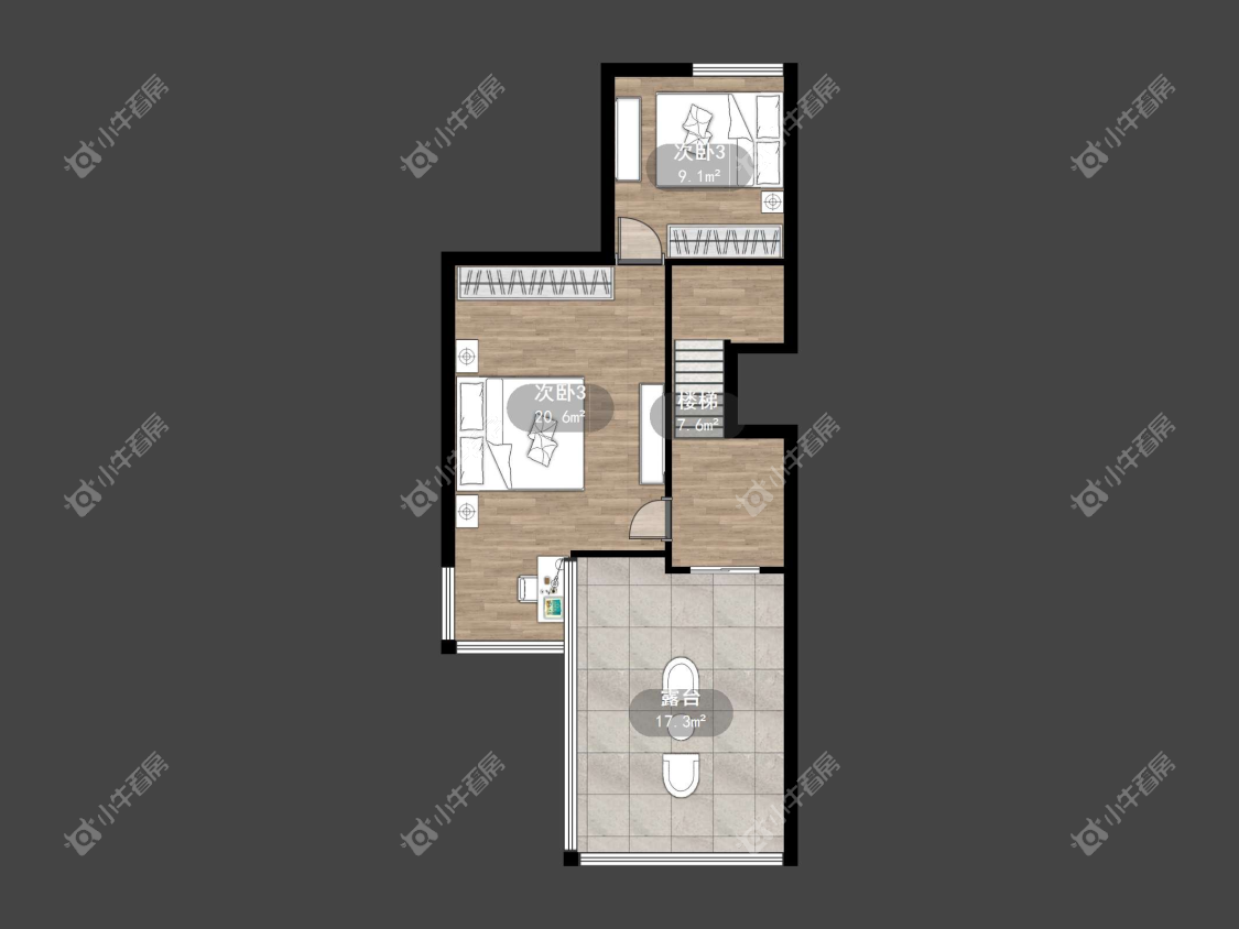 镇江豪门兰庭在售二手房源户型图_小牛看房