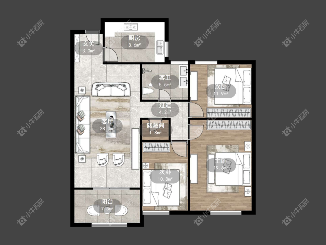 镇江上善雅苑在售二手房源户型图_小牛看房