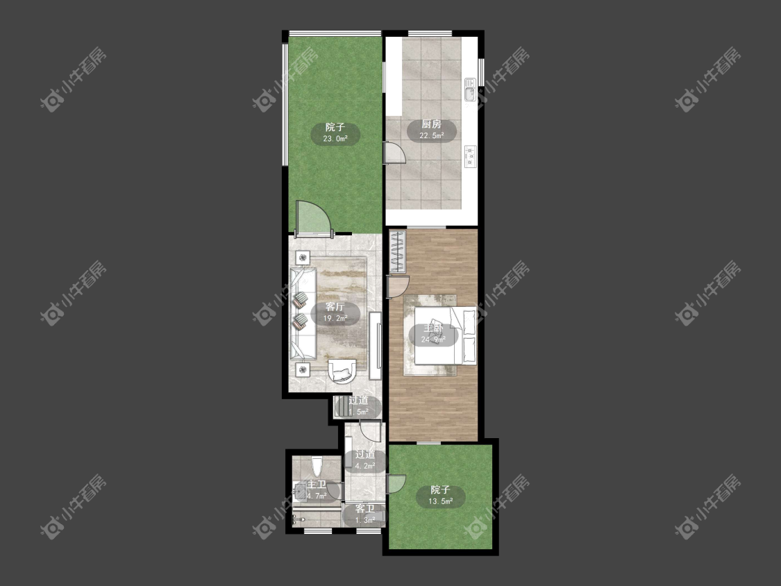 镇江开泰桥北在售二手房源户型图_小牛看房