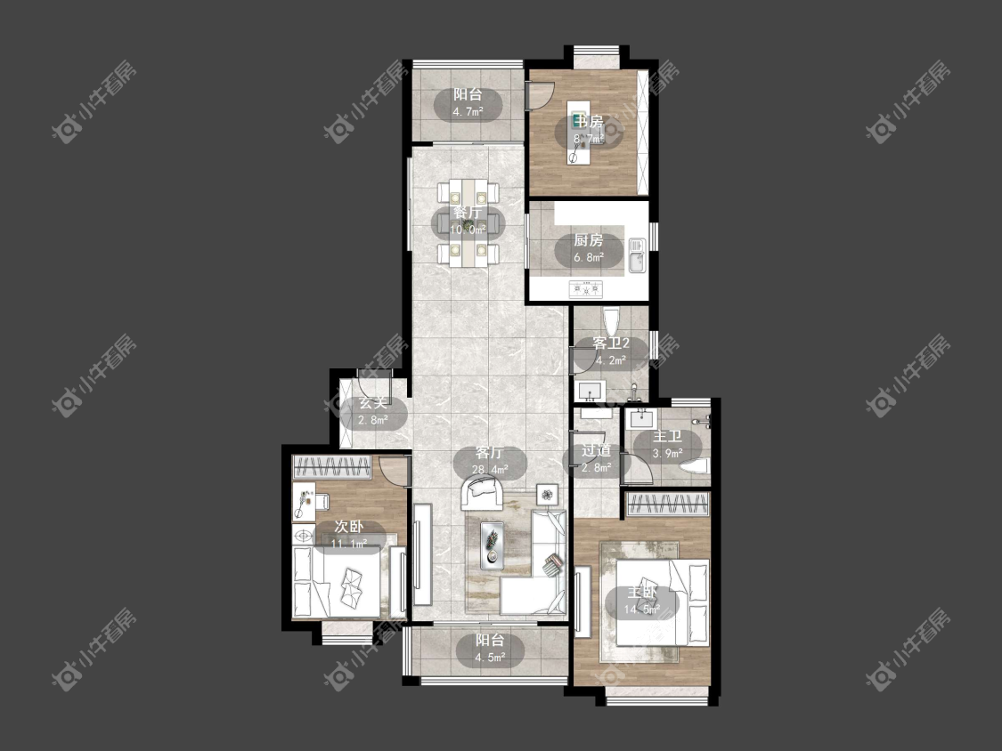 镇江东方盛世在售二手房源户型图_小牛看房