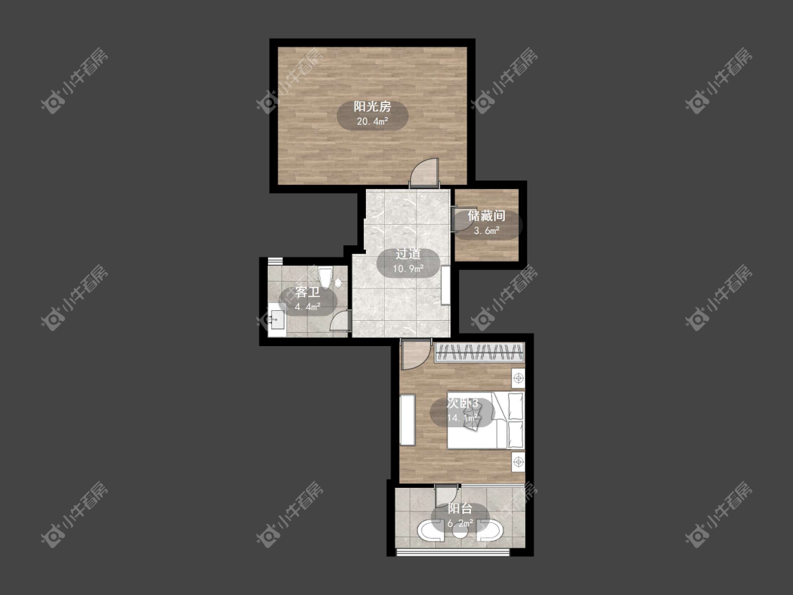 镇江金鼎城市花园在售二手房源户型图_小牛看房