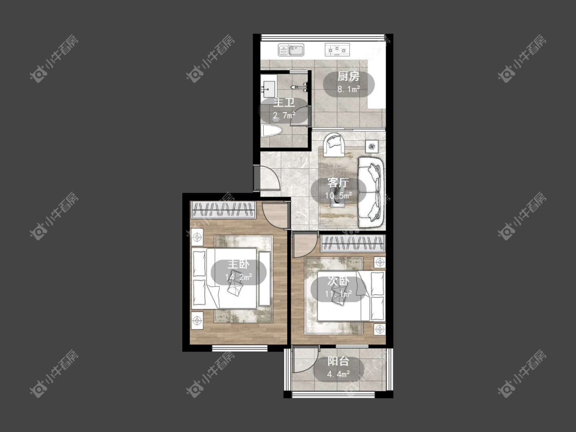 镇江云阳新村在售二手房源户型图_小牛看房