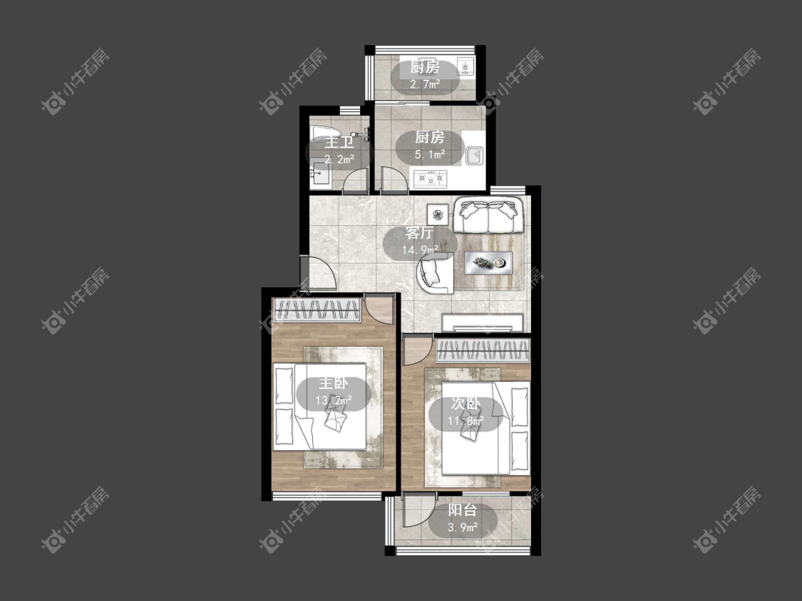 镇江凤凰新村在售二手房源户型图_小牛看房