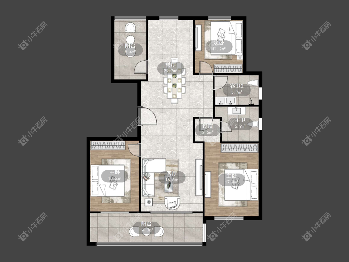 镇江天一人家在售二手房源户型图_小牛看房