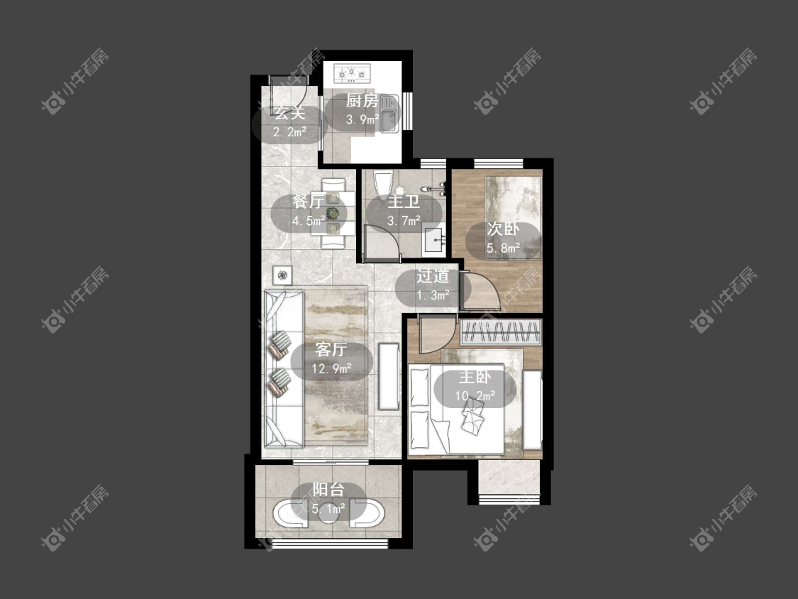 镇江国信宜和在售二手房源户型图_小牛看房