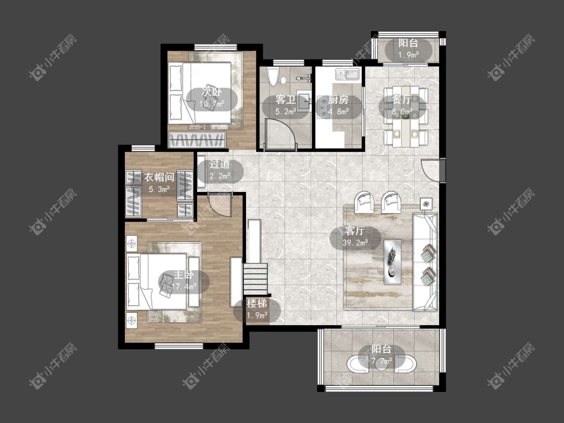 镇江世纪豪都在售二手房源户型图_小牛看房