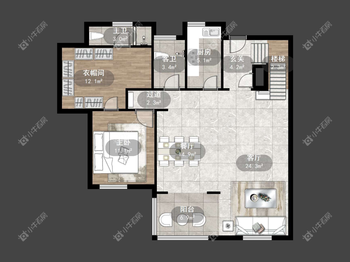 镇江锦绣熙城在售二手房源户型图_小牛看房