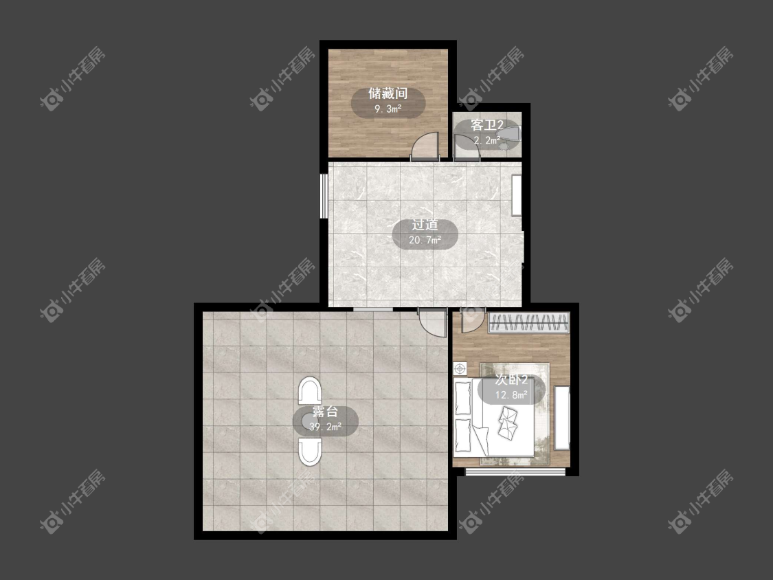 镇江千家乐南苑在售二手房源户型图_小牛看房