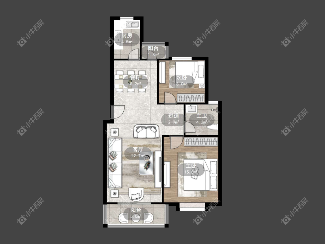 镇江嘉乐善苑在售二手房源户型图_小牛看房