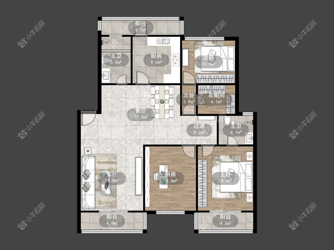 镇江丹凤公寓在售二手房源户型图_小牛看房