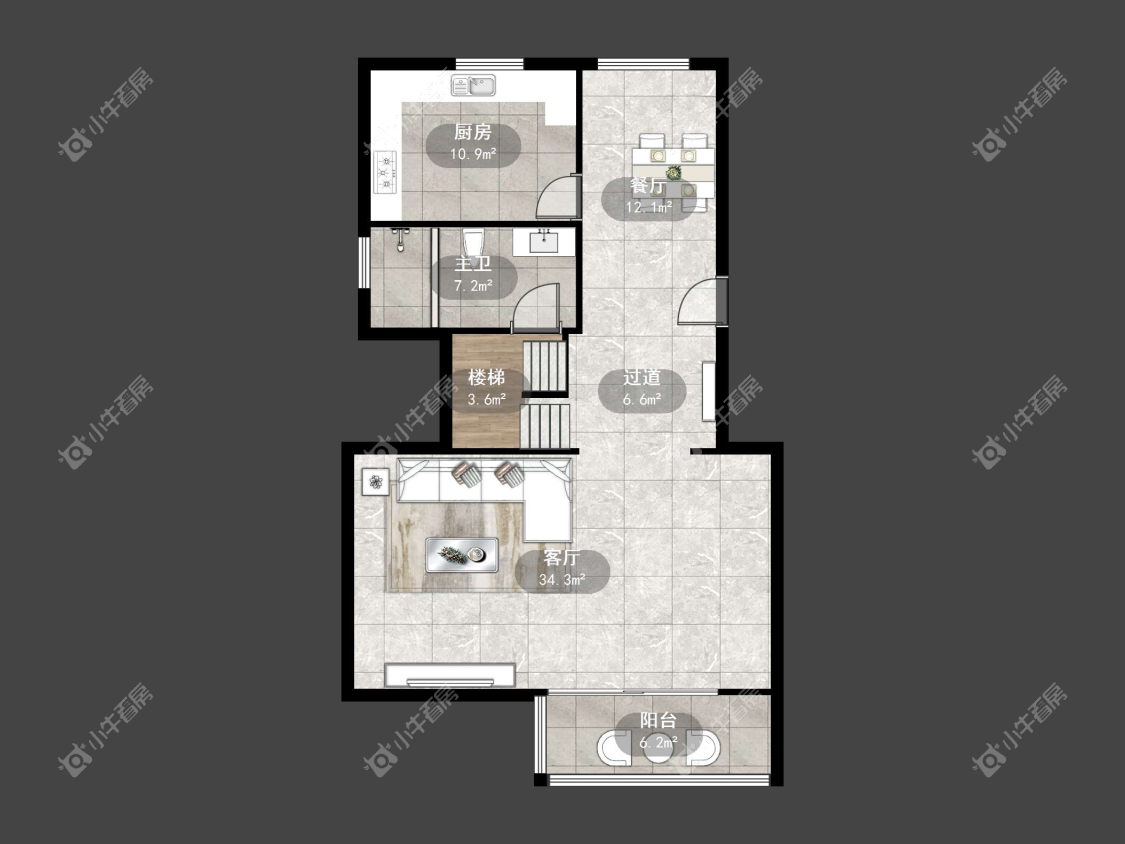 镇江金谷小区在售二手房源户型图_小牛看房