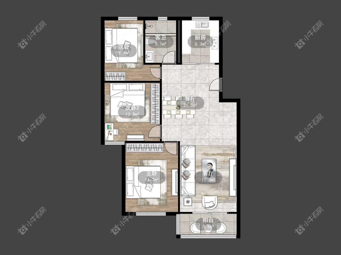 镇江大桥南苑在售二手房源_小牛看房