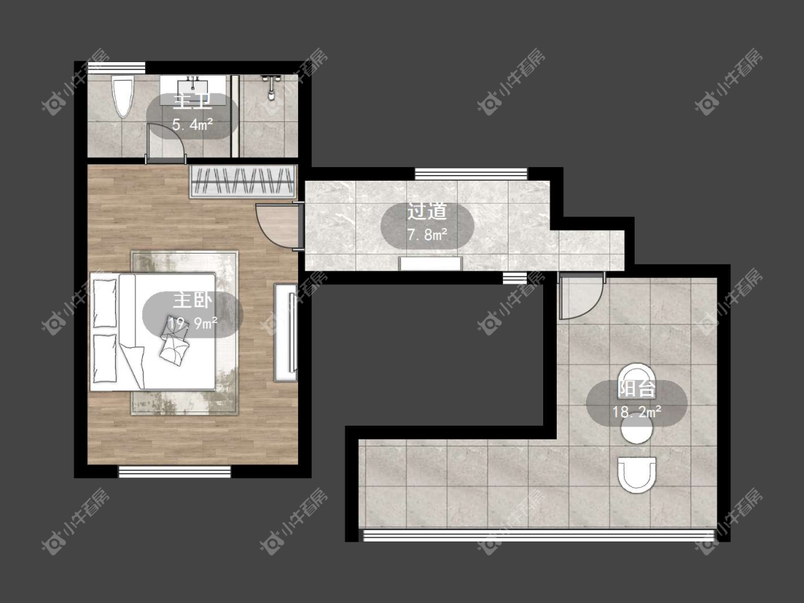 镇江中南熙悦城中南二期在售二手房源户型图_小牛看房
