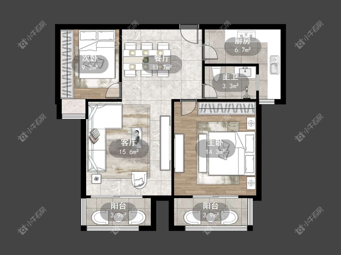 镇江金桥世纪城在售二手房源户型图_小牛看房