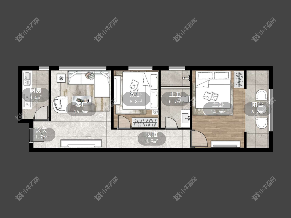 镇江粤港臻园在售二手房源户型图_小牛看房