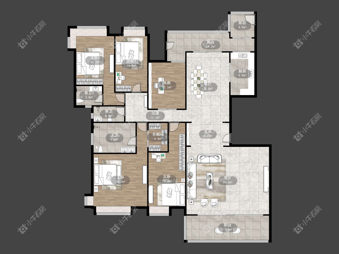 镇江碧桂园在售二手房源户型图_小牛看房