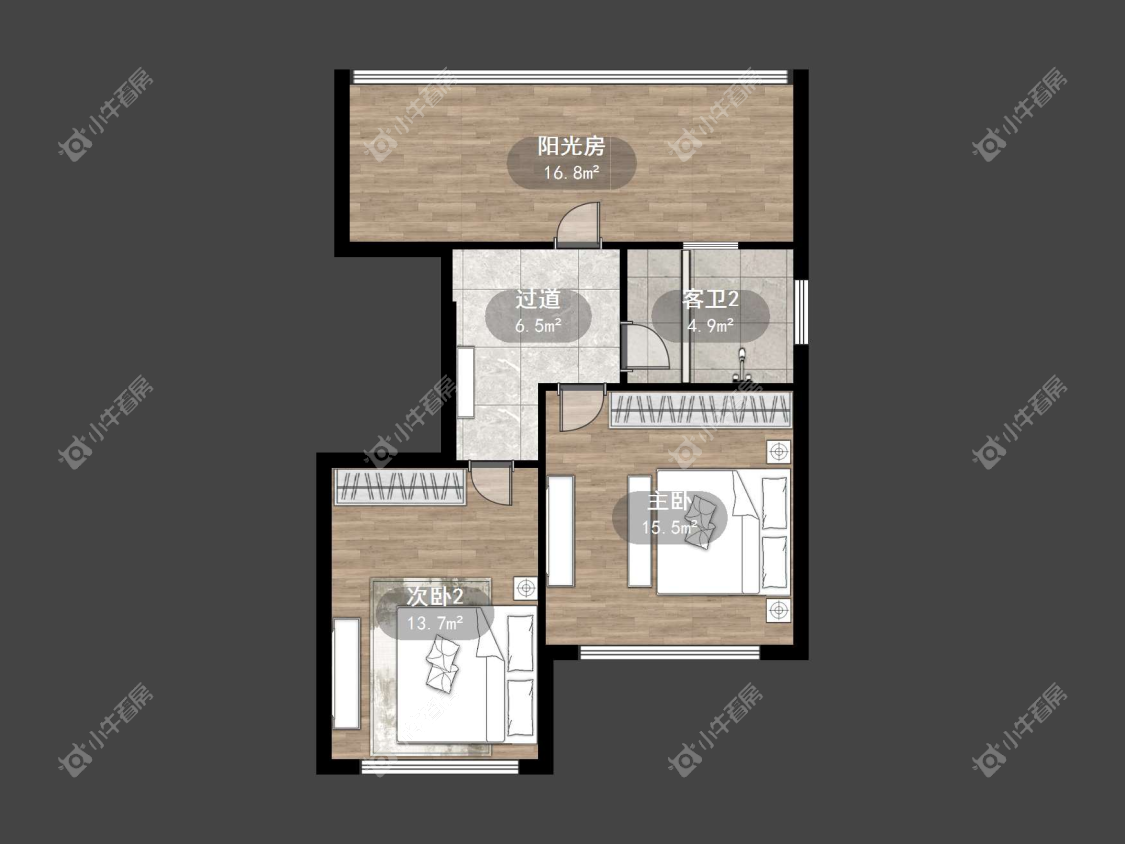 镇江华侨新村在售二手房源户型图_小牛看房