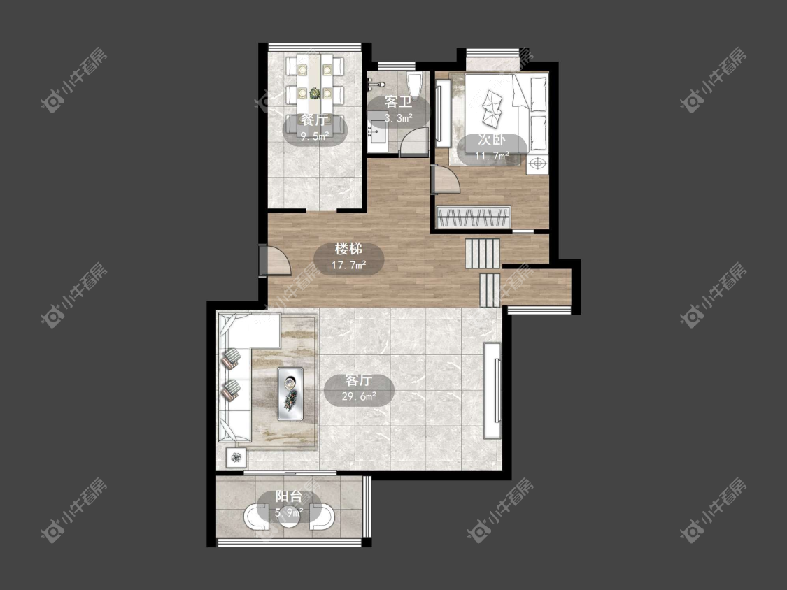 镇江江南人家在售二手房源户型图_小牛看房