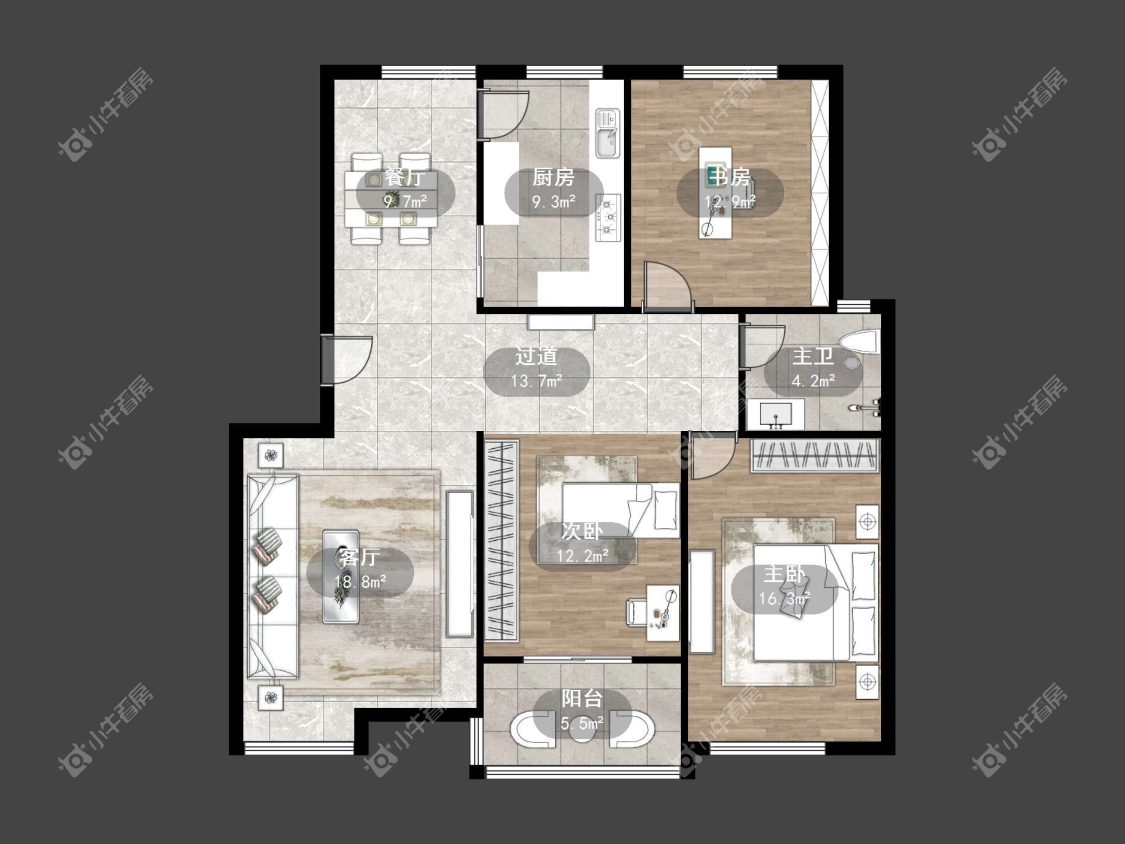镇江碧水兰庭在售二手房源户型图_小牛看房