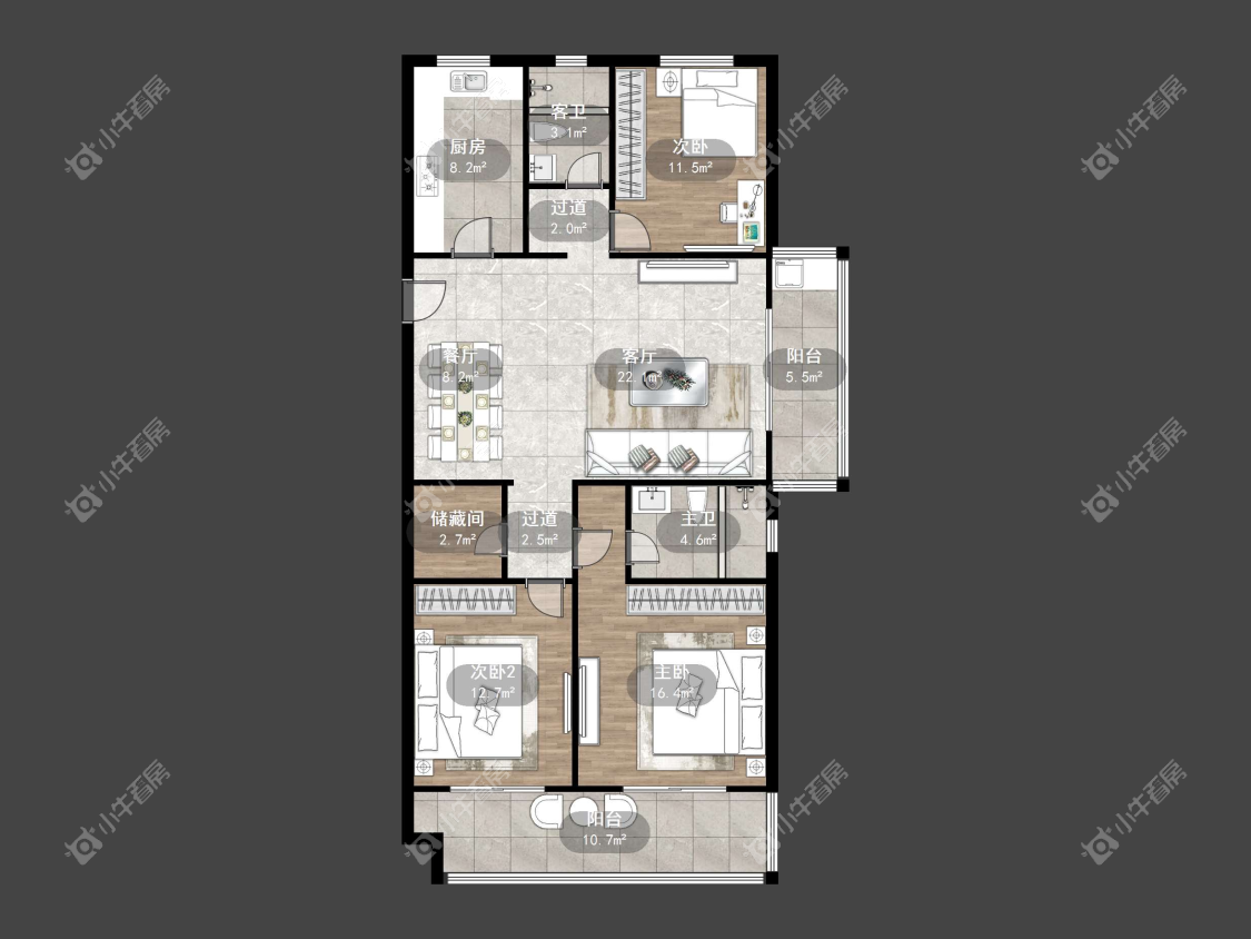镇江万善上院在售二手房源户型图_小牛看房