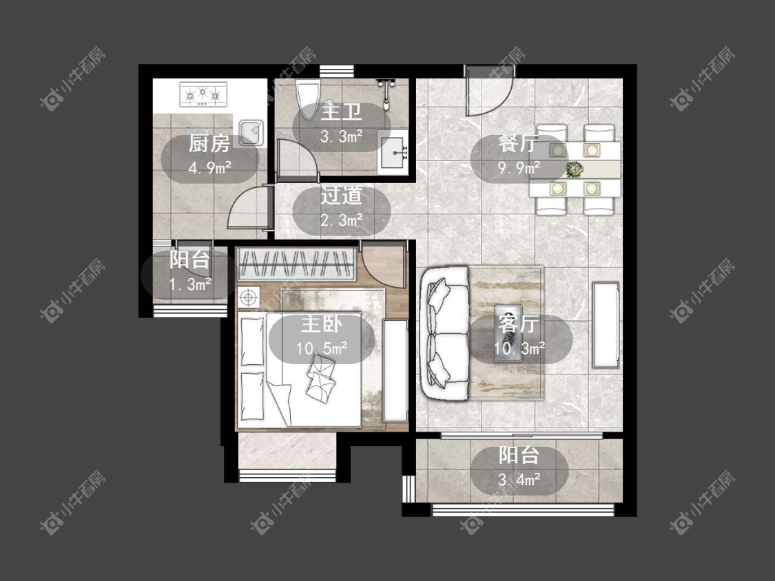 镇江碧桂园在售二手房源户型图_小牛看房