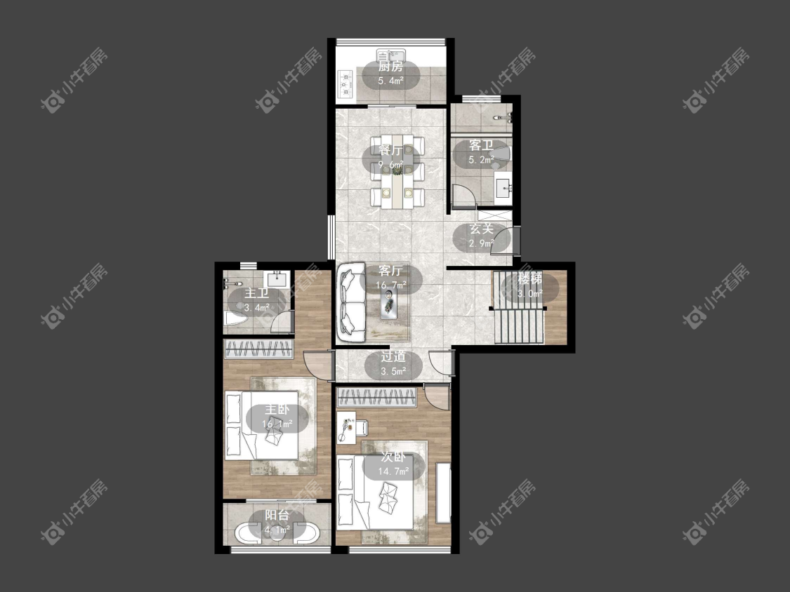 镇江千家乐南苑在售二手房源户型图_小牛看房