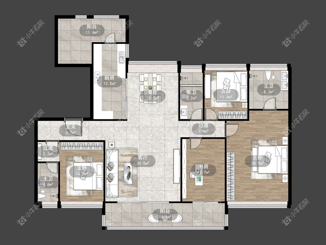 镇江凤熹台在售二手房源户型图_小牛看房