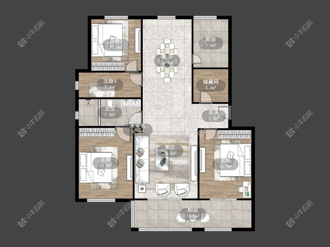 镇江和园在售二手房源户型图_小牛看房