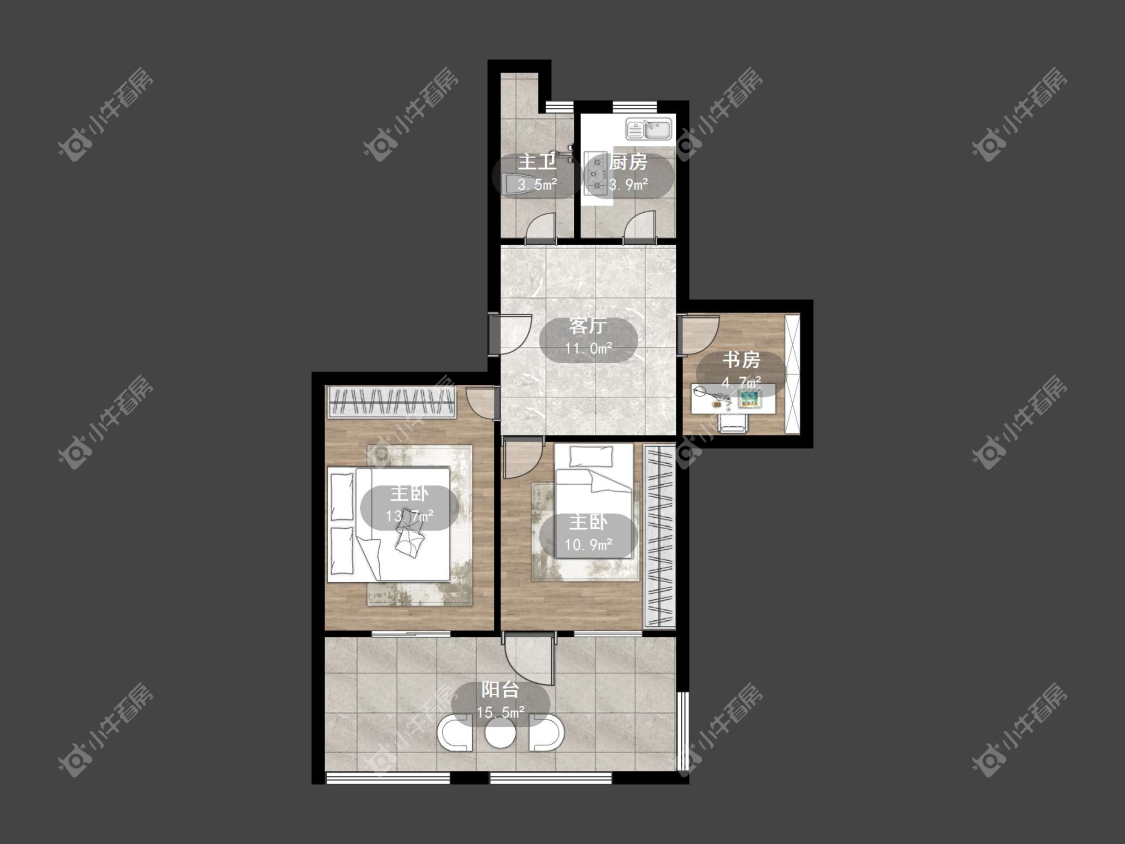 镇江海会新村在售二手房源户型图_小牛看房