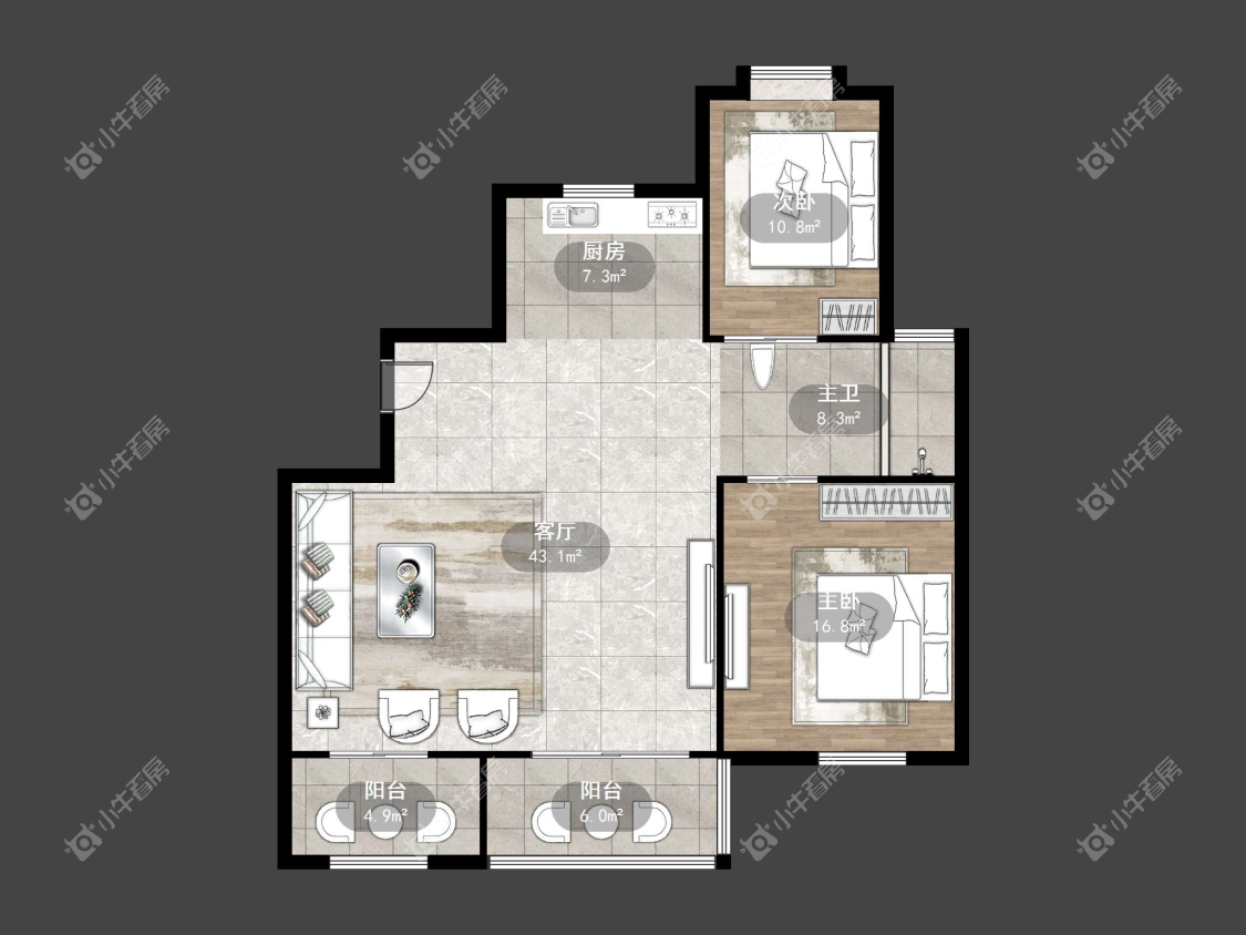 镇江风雅尚都在售二手房源户型图_小牛看房