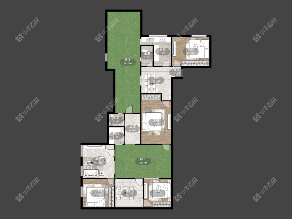 镇江新民东路9号在售二手房源户型图_小牛看房